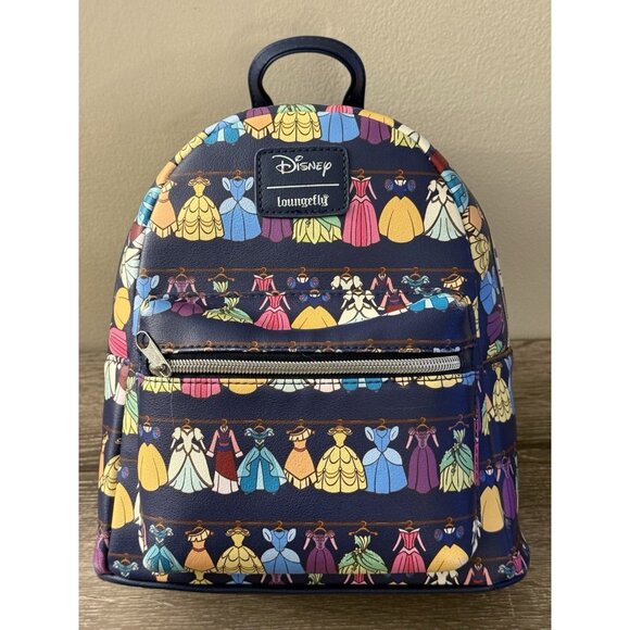 Loungefly Handbags - Loungefly Disney Princess Dress Closet Mini Backpack Soft Tag LF13